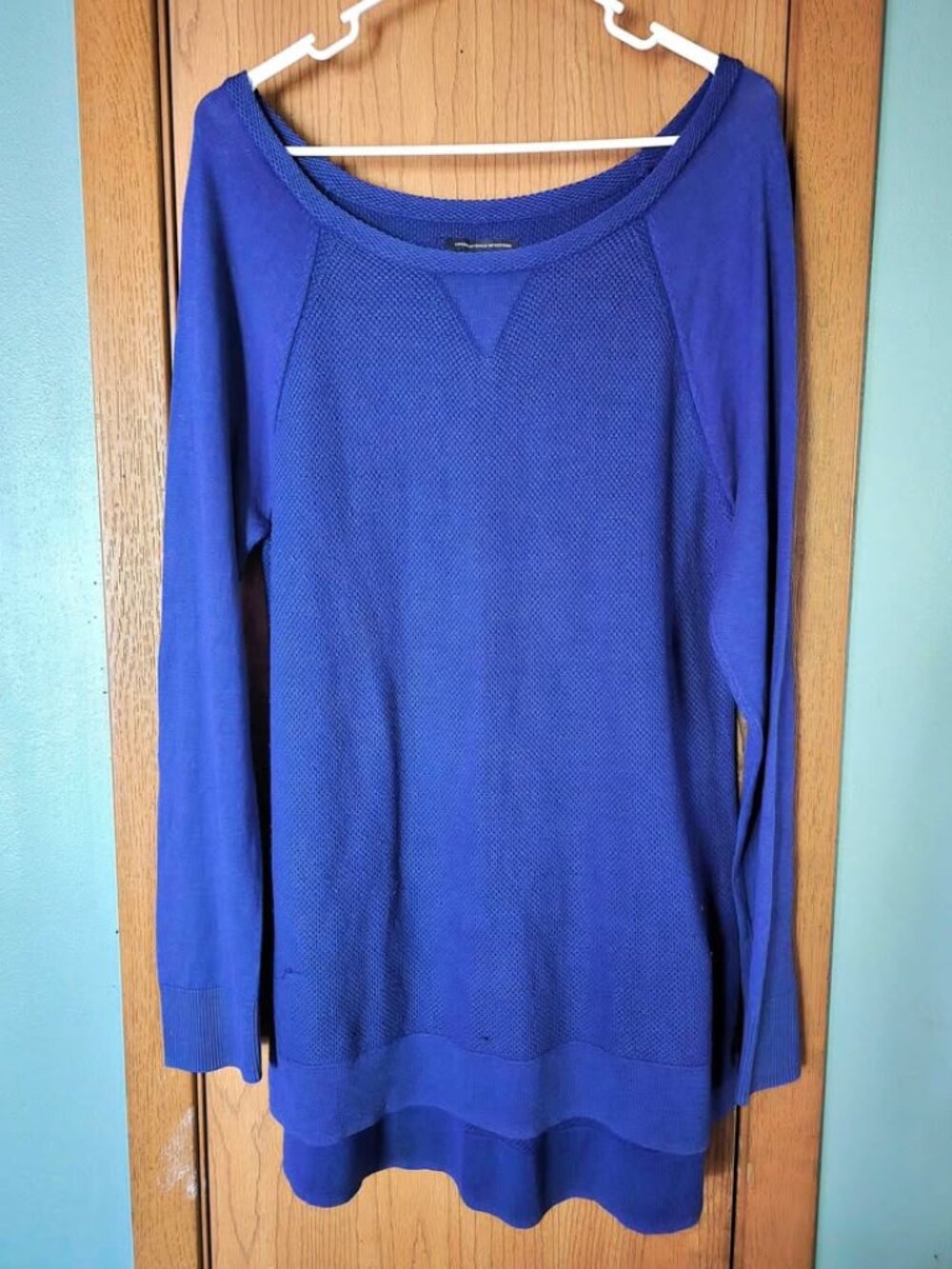 Size XL American Eagle Blue Long Sleeve Tunic Sweater